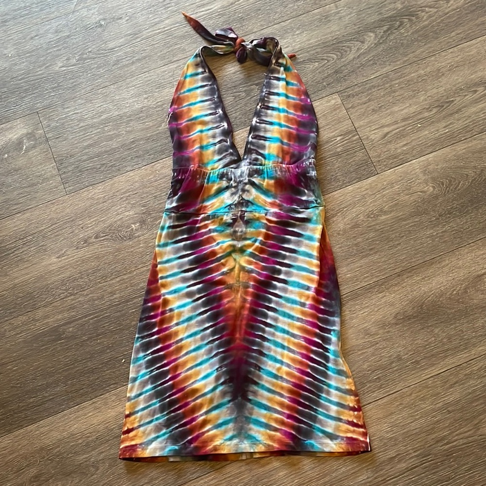 Tiedye Halter Dress